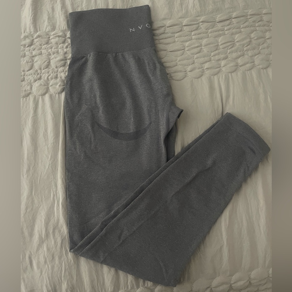 Grey Contour Seamless Leggings